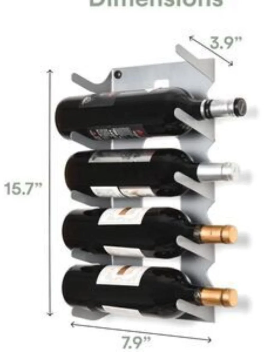 Hallops 5 Bottle Wine Rack